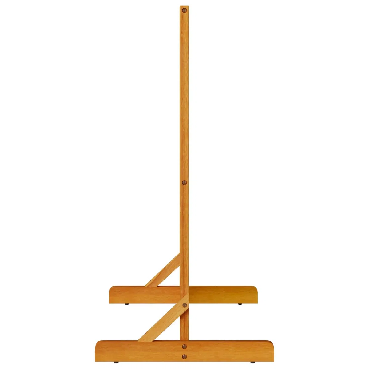 Brise-vue marron en bois massif d'acacia - 79,5 x 50 x 110 cm - Pliable et autonome - Pour jardin, balcon, salon, intérieur et extérieur - Paravent opaque