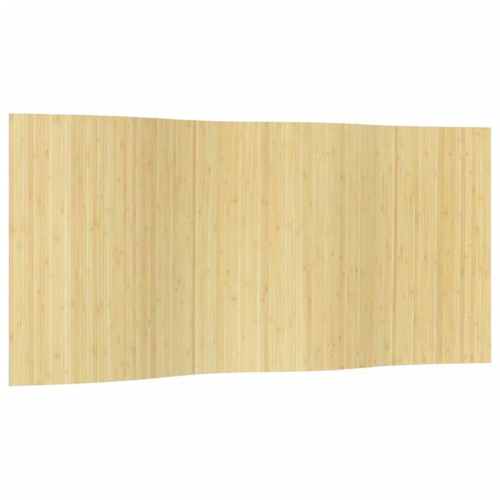 Paravent en Bambou Naturel, 165 x 400 cm, Séparateur de Pièce, Séparation Intérieure, Usage Intérieur, Décoration Naturelle, Bois Clair