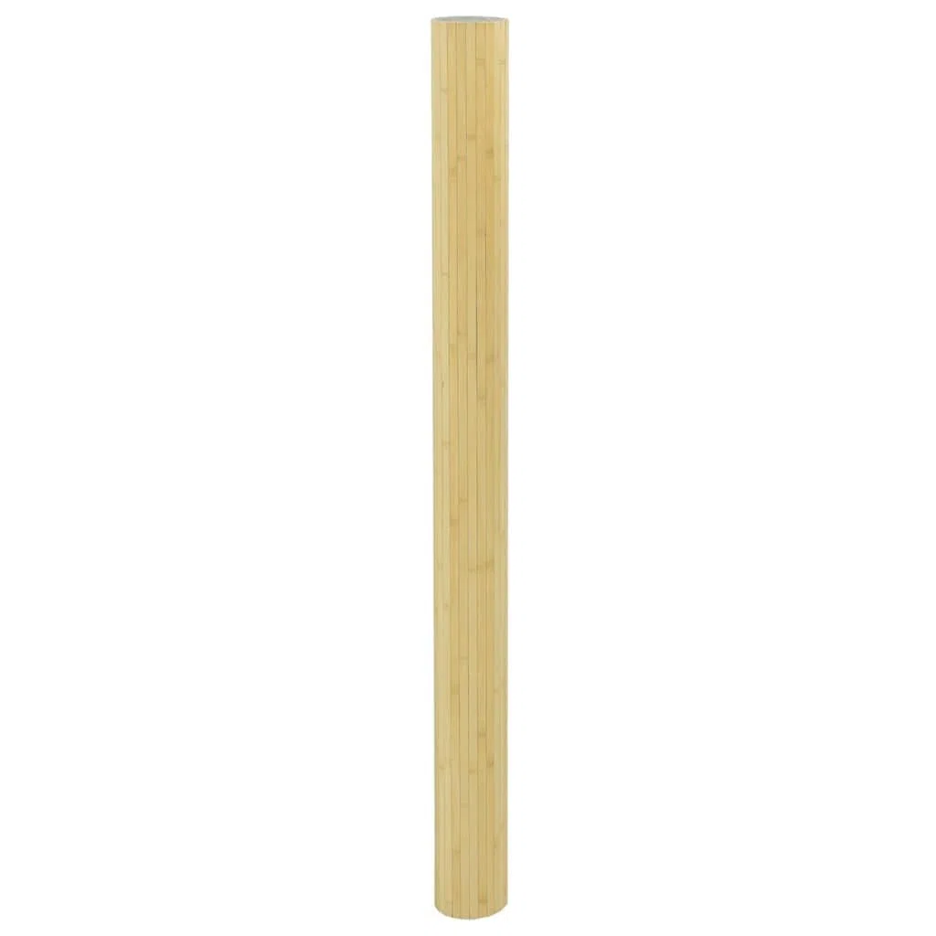 Paravent Bright Nature en Bambou, 165 x 600 cm, Séparateur de Pièce, Design Naturel, Parfait pour Intérieur et Extérieur, Facile à Nettoyer, Couleur Bois Clair