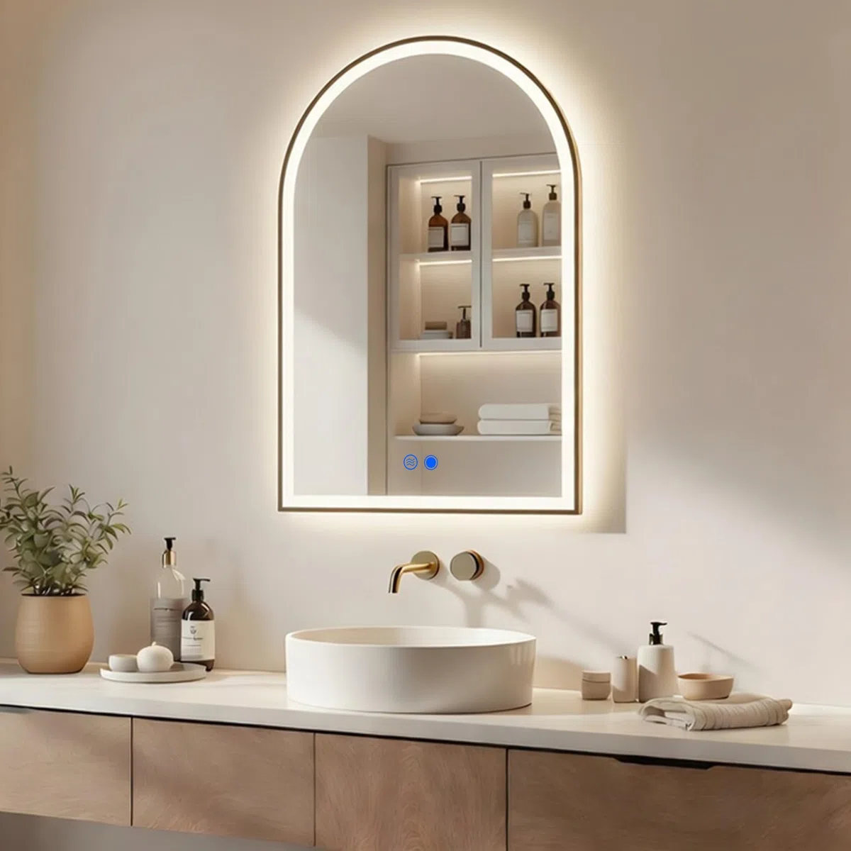 Artforma Miroir 70x100 cm MCH019-SJYA9KP3-70X100, LED