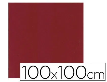 Lot de 100 nappes en papier bordeaux 100 x 100 cm
