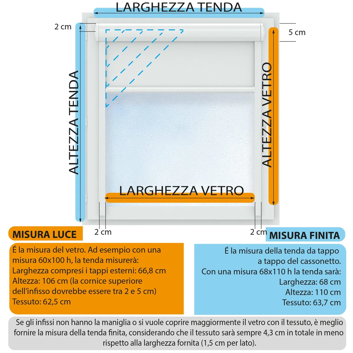 OR Tende - Rideau à rouleau occultant Foil avec coffre 50 x 350 cm sur mesure personnalisable pour intérieur pour porte fenêtre et basculante Made in Italy