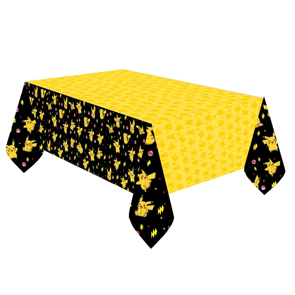 amscan Pokémon 9917108 Nappe en Papier pour fête d'anniversaire d'enfant 1,8 m x 1,2 m